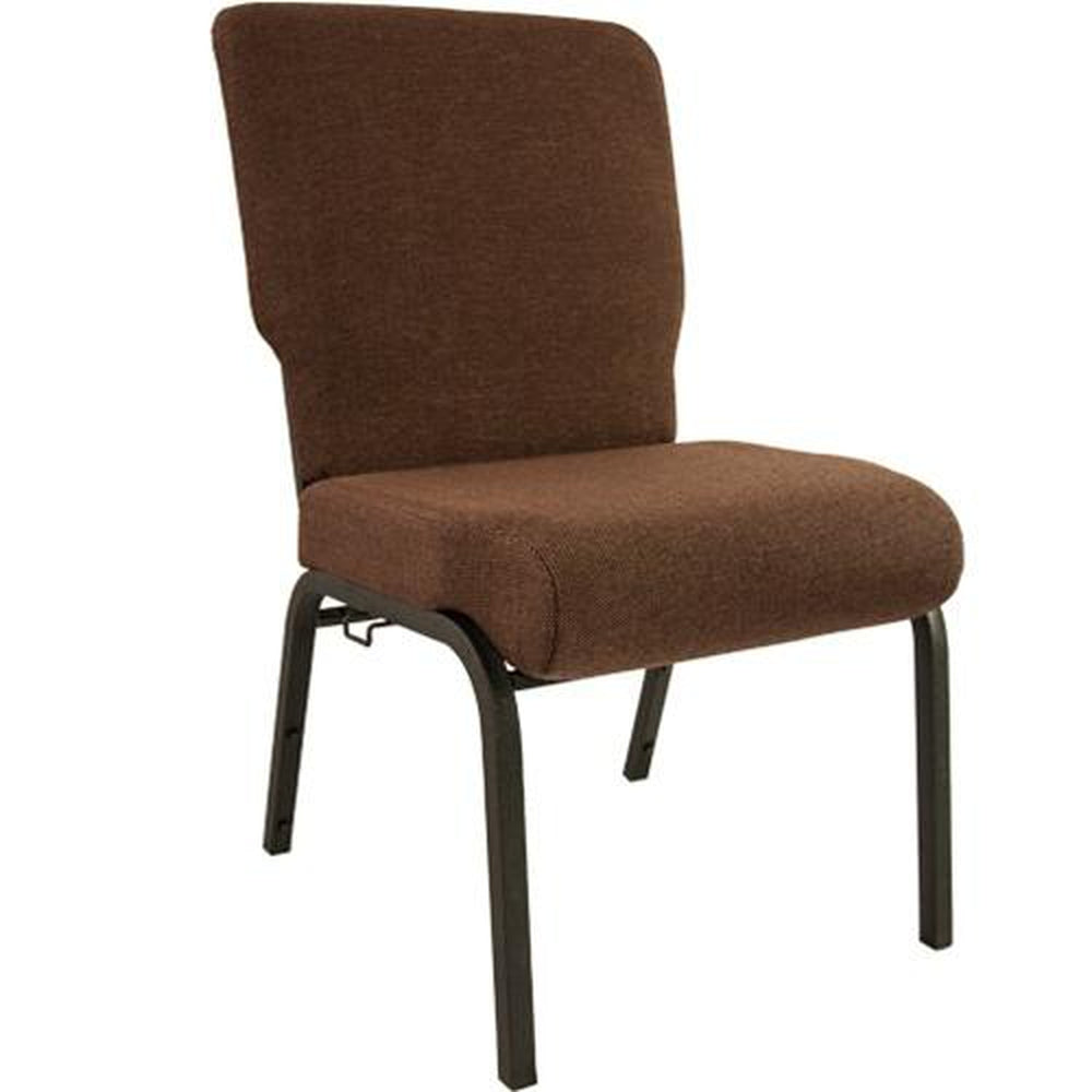 advantage 20 5 inch width church chair textured black frame