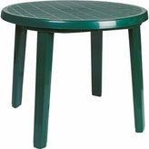 ronda resin round dining table 35 5 inch green isp125 gre