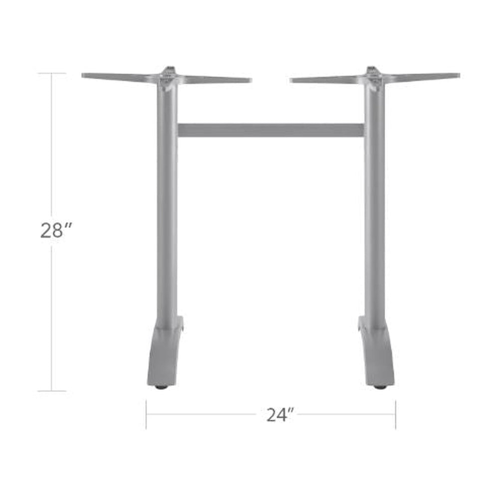 Palm 2 Outdoor Aluminum Dining Table Base