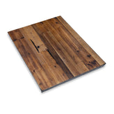 Reclaimed Wood Economy Table Tops with Metal Edge