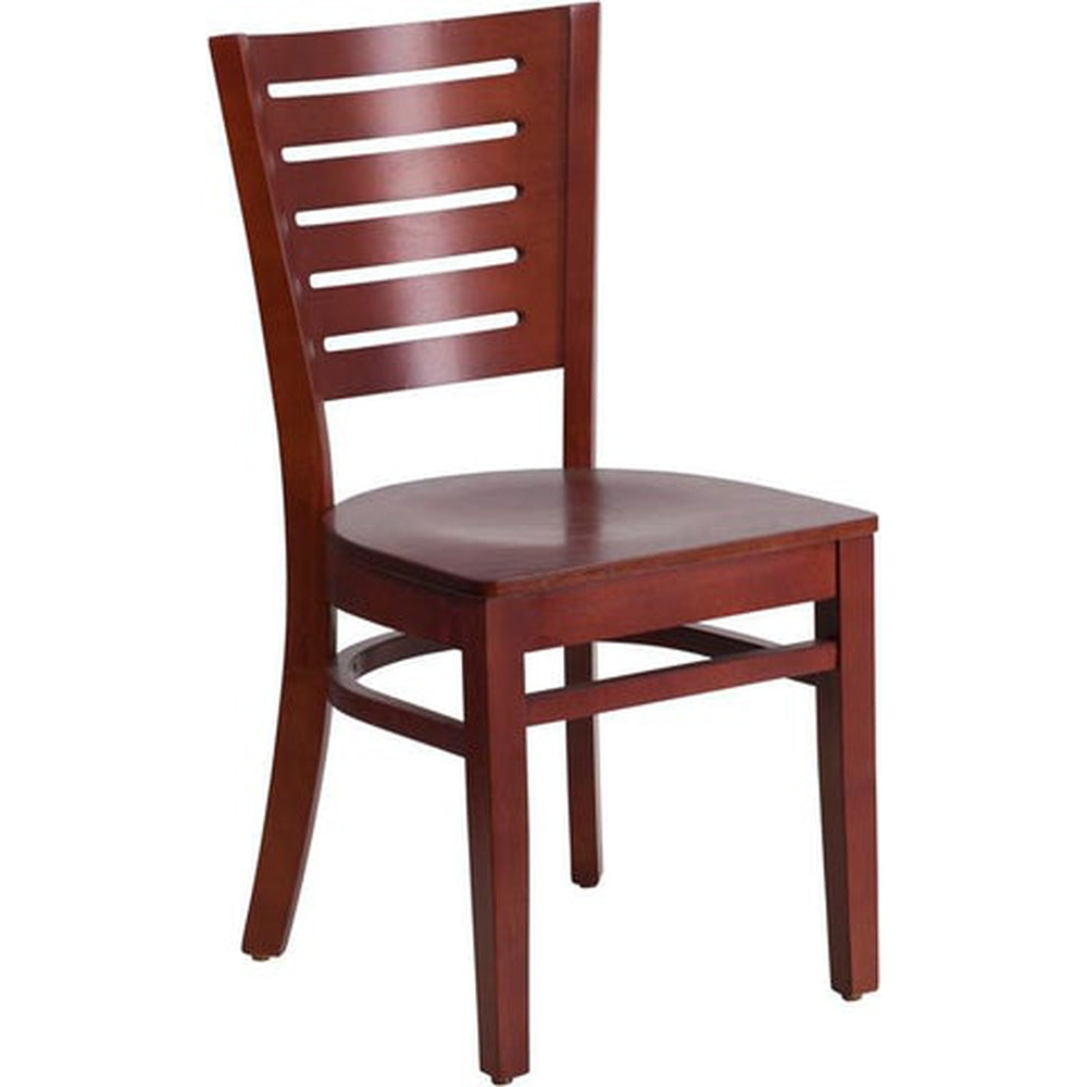 darby series slat back restaurant chair