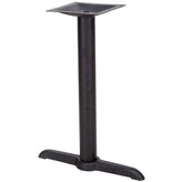 5 x 22 restaurant table t base with 3 dia table height column