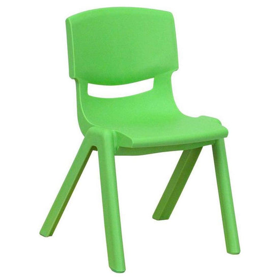 Two Pack of Plastic Stackable School Chair with 12'' Seat Height