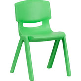 plastic stackable school chair with 13 25 inch seat height